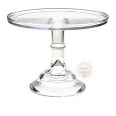 10" Clear Classic Cake Stand