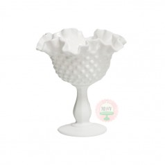 Flared & Fluted Hobnail Candy Compote