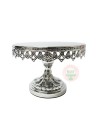 Ornate silver Metal Cake Stand