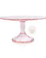 Sweet Pink Thistle Cake Stand